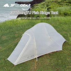 3F UL GEAR ZhengTu 1 Ultralight Tent Double Layer Tent for 1 Person Backpacking Camping Hiking Trekking Travel 3-4 Season W/ Mat