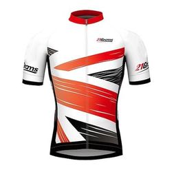Per uomo Maglia da Ciclismo Grafico Lettere Numeri Italia Manica Corta Bicicletta Maglia Top con 3 tasche posteriori Mountain Bike MTB Ciclismo su strada Asciugatura Rapida Morbido Strisce
