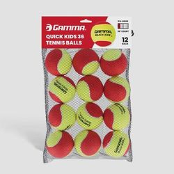 Gamma Quick Kids 36 Foam 12-Pack Bag Tennis Balls