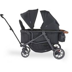 Larktale Crossover V2 (2 Seater) Convertible Stroller Wagon - Byron Black