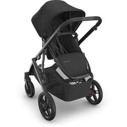 UPPAbaby Vista V3 Single-to-Double Stroller - Jake (Charcoal / Carbon Frame / Black Leather)