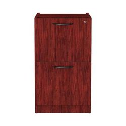 Alera VA54-2822MY Valencia File/File Drawer Full Pedestal, 15.63w x 20.5d x 28.5h, Mahogany ALEVA542822MY