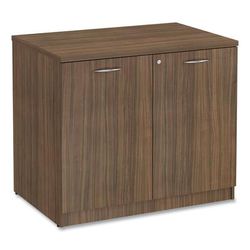 Alera VA613622WA Valencia Series Storage Cabinet, 34 1/8w x 22 7/8d x 29 1/2h, Modern Walnut ALEVA613622WA