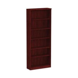 Alera VA63-8232MY Valencia Series Bookcase, Six-Shelf, 31 3/4w x 14d x 80 1/4h, Mahogany