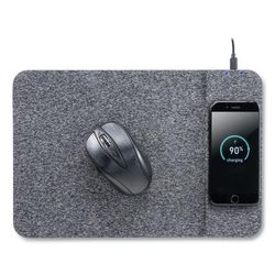 Allsop PowerTrack Wireless Charging Mousepad - (32192) - 0.30" x 13" x 8.80" Dimension - Black - Fabric - 1 Pack ASP32192