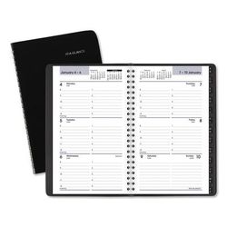 At-A-Glance G210-00 DayMinder Block Format Weekly Appointment Book, Tabbed Telephone/Add Section, 8.5 x 5.5, Black, 12-Month (Jan to Dec): 2024 AAGG21