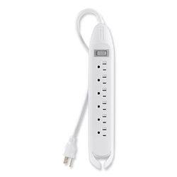 Belkin F9D160-12 Power Strip, 6 Outlets, 12 ft Cord, White BLKF9D16012