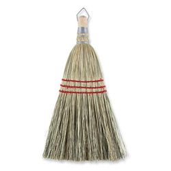 Boardwalk UNS 951WC Corn Whisk Broom, Corn Fiber Bristles, 9" Bristle Length, Yellow, 12/Carton - Case of 12 UNS951WC