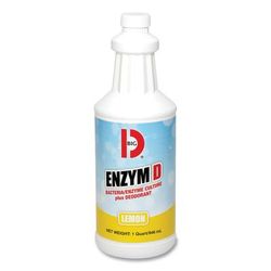Big D Industries 500 Enzym D Digester Liquid Deodorant, Lemon, 32oz, 12/Carton - Case of 12 BGD500