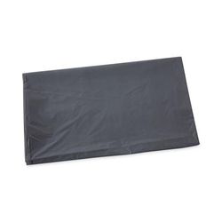 Boardwalk 4046GREY Linear Low Density Industrial Can Liners, 45 gal, 1.1 mil, 40 x 46, Gray, 100/Carton - Case of 100 BWK4046GREY