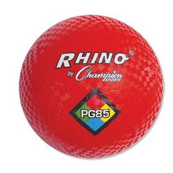 Champion PG85 Playground Ball, 8-1/2" Diameter, Red CSIPG85