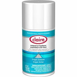 Claire CL105 Metered Air Freshener with Ordenone, Aerosol, 6000 ft3, 7 fl oz (0.2 quart), Tropical, 30 Day, Odor Neutralizer CGCCL105
