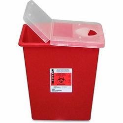 Covidien SSHL100980 Sharps Containers, Polypropylene, 8 gal, 15 1/2 x 11 x 17 3/4, Red CVDSSHL100980
