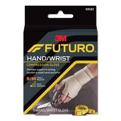 Futuro 09183EN Energizing Support Glove, Medium, Palm Size 7 1/2" - 8 1/2", Tan MMM09183EN
