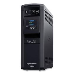 Cyber Power Systems PFC Sinewave CP1500PFCLCD UPS Battery Backup, 10 Outlets, 1500 VA, 1030 J CYPCP1500PFCLCD