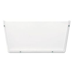 Deflecto 63201 Unbreakable DocuPocket Wall File, Letter, 14 1/2 x 3 x 6 1/2, Clear DEF63201