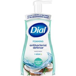 Dial Professional 34715 Antibacterial Foaming Hand Wash, Coconut Water, 10 oz, 8/Carton - Case of 8 DIA34715