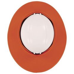 Ergodyne 12722 Chill-Its 6661 Universal Hard Hat Brim with Neck Shade, Orange