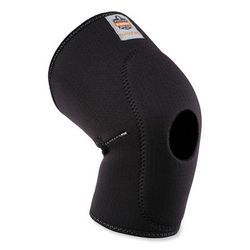 Ergodyne 16533 ProFlex 615 Open Patella Anterior Pad Knee Sleeve, Medium, Black, Ships in 1-3 Business Days EGO16533