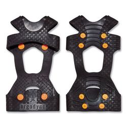 Ergodyne 16734 Trex 6300TC One-Piece Slip-on Tungsten Carbide Ice Cleats, Large, Black, Pair, Ships in 1-3 Business Days - 1 Pair EGO16734