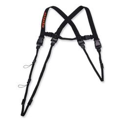 Ergodyne 19164 Squids 3132 Barcode Scanner Lanyard Harness, Large: 20" Arm Strap, 43" Long Lanyard Strap, Black, Ships in 1-3 Business Days