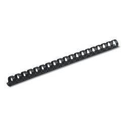 Fellowes 52501 Plastic Comb Bindings, 1/2" Diameter, 90 Sheet Capacity, Navy Blue, 100/Pack - Pack of 100