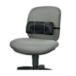 Fellowes 9190701 Lumbar Back Support, 12 x 3.13 x 5.19, Black FEL9190701