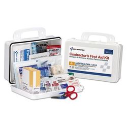 First Aid Only 90753 Contractor ANSI Class A+ First Aid Kit for 25 People, 128 Pieces, Plastic Case - 1 Kit FAO90753