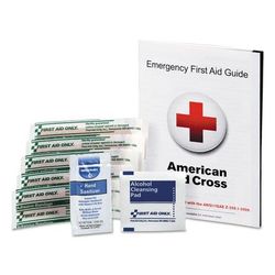 First Aid Only FAE6017 First Aid Guide w/Supplies, 9 Pieces FAOFAE6017