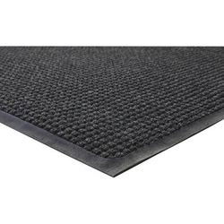 Genuine Joe 59476 Indoor/Outdoor Rubber Floor Mat, 4'' x 6'', Charcoal GJO59476