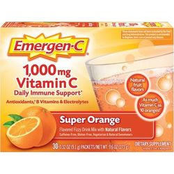 GlaxoSmithKline 30203 Super Orange Vitamin C Drink Mix - For Immune Support - Super Orange - 1 / Each GKC30203