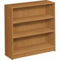 Hon 1872C 1870 Series Bookcase, Three Shelf, 36w x 11 1/2d x 36 1/8h, Harvest HON1872C