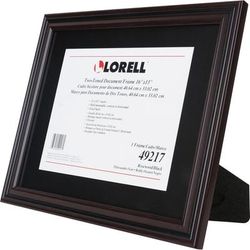 Lorell 49217 Frame, 11"Wx14"H, Rosewood LLR49217
