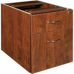 Lorell 69432 Pedestal,Box/File,Hanging,16"x22"x28-1/4",Cherry LLR69432