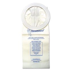 Janitized JANPTMV2PK Vacuum Filters Designed to Fit Most Commercial 10 Qt. Backpack Vacs, 10/Pack - Pack of 10 APCJANPTMV2PK