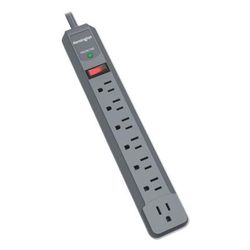 Kensington 38217 Guardian Premium Surge Protector, 7 Outlets, 6 ft Cord, 540 Joules, Gray KMW38217