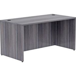 Lorell 69547 Desk Shell, Rectangular, 60"x30"x29-1/2", Weathered Charcoal LLR69547