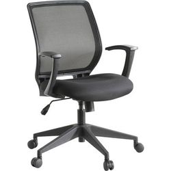 Lorell 84868 Executive Mid-back Work Chair, Black LLR84868