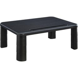 Lorell 99991 Monitor Riser, Height Adjustable, 19-3/4"Wx7-9/10"Lx4"H, Black LLR99991