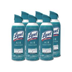 Lysol 99350CT Air Sanitizer Spray, Simple Fresh, 10 oz Aerosol Spray, 6/Carton - Case of 6 RAC99350CT