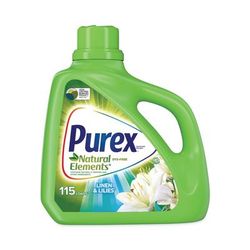 Purex 01134EA Ultra Natural Elements HE Liquid Detergent, Linen & Lilies, 150 oz Bottle DIA01134EA