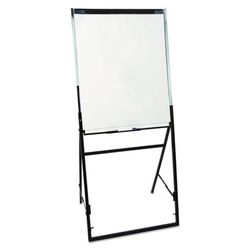 Quartet® 351900 Futura Dry Erase Presentation Easel, Melamine, 26 x 35, White, Black Frame QRT351900