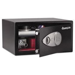 Sentry X105 Electronic Lock Security Safe, 1 cu ft, 16.94w x 14.56d x 8.88h, Black SENX105
