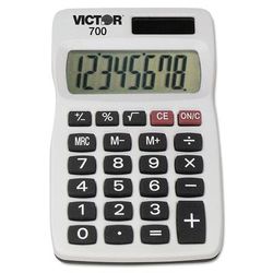 Victor 700 Pocket Calculator, 8-Digit LCD VCT700