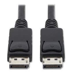 Tripp Lite P580-010 DisplayPort to DisplayPort Cable 4K with Latches (M/M), 4K x 2K @ 60 Hz, 10 ft. U76861