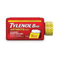 Tylenol® 22000640 8-Hour Arthritis Pain Extended Release Tablets, 650 mg, 290/Bottle GRR22000640