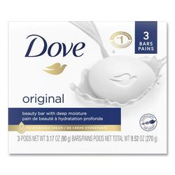 Unilever 04090PK White Beauty Bar, Light Scent, 3.17 oz, 3/Pack - Pack of 3 UNI04090PK