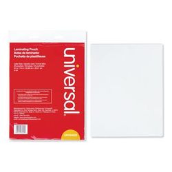 Universal Office Products 84620 Laminating Pouches, 3 mil, 9" x 11.5", Gloss Clear, 25/Pack - Pack of 25