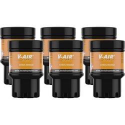 Vectair Systems SOLIDCIT V-Air MVP Dispenser Fragrance Refill, Citrus Mango, 6 / Carton - Case of 6 VTSSOLIDCIT