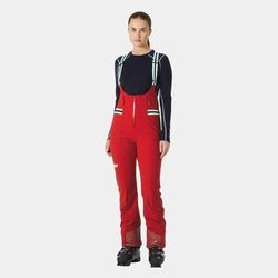 Helly Hansen Women's Avanti Softshell Ski Bib Trousers Red L